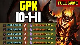 gpk MID Shadow Fiend MAGIC Damage BUILD w/ Blink + Euls COMBO