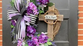 How to make a bow fast and easy! Tutorial for home decor