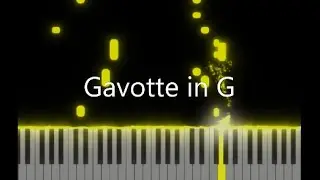 Gavotte in G/ G. F. Handel piano cover