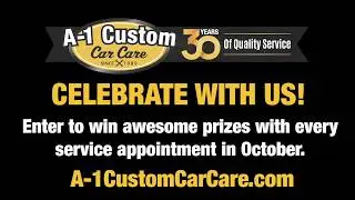 Register for Awesome Prizes at A-1 Custom Car Care
