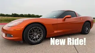 New Street/Strip Ride: 2008 Atomic Orange C6 Corvette.