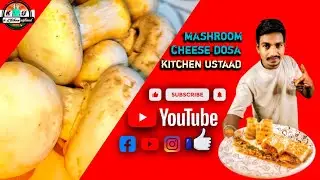 Доса с грибами и сыром #уличнаяеда