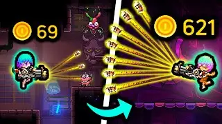 This Minigun Gets Stronger the Richer You Are in Neon Abyss 2