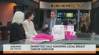 Skinnytees sale honoring Metro Detroit breast cancer survivor