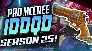 IDDQD CARRY MCCREE + CUSTA ZEN! [ OVERWATCH SEASON 25 TO P500 ]
