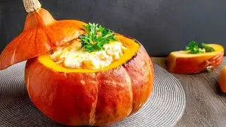 Gebackener OFENKÜRBIS mit KÄSE