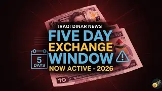 🚨 Iraqi Dinar 5-Day Window ACTIVE! Banks Move to Operational Mode! 🏦
