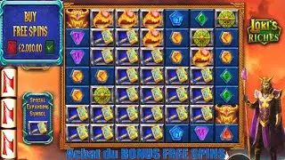 Machine &agrave; sous LOKI'S RICHES - Achat du BONUS FREE SPINS et let's go !