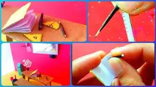 Diy miniature classroom | tiny classroom accessories
