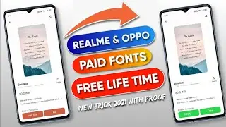 How To Use Paid Fonts Free In Realme || Use Any Paid Fonts Free Permanently Realme/Oppo