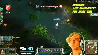 lol siv hd legendary nidalee spears !