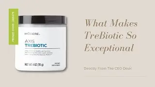 The New Biology of Wellness | Modere Axis TreBiotic | Healthy Bag