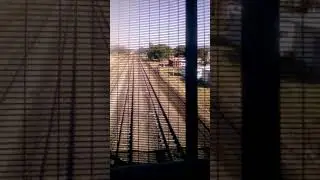 Botswana Railways UM22C diesel enters Gaborone yard