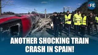 Spain Train Crashes AGAIN: Commuter Train Hits Crane as Rail Safety Fears Grow