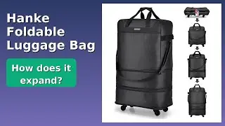 REVIEW (2025): Hanke Foldable Luggage Bag. Features.