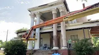 Time Lapse of Column Restoration Efforts 