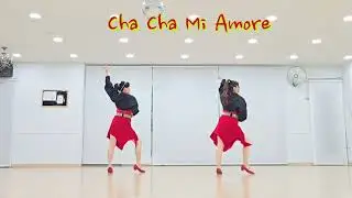 Cha Cha Mi Amore🍀 Line Dance Demo ##대한컨트리댄스협회 대구지부 홍지현 010-5003-2606 