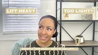 How Heavy Should YOU Lift For Weight Loss? | Fat Loss After 40