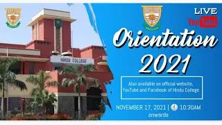 Hindu College Orientation 2021 || University of Delhi || New Batch 2021-24 || 17/11/2021 ||