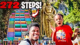 My Son Conquered 272 Steps to the Batu Caves in Malaysia 🇲🇾😱 (First Time Experience!)”