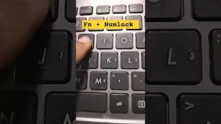 Asus X450 Series Laptop Num Lock On/ Off Shortcut Key#macnitesh#keyboardtricks#2025short