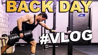 VLOG + TREINO DE COSTAS E BÍCEPS