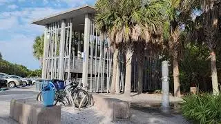 Using A Beach Wheelchair To Explore The Paths Behind Caspersen Beach In Venice, FL (Paraplegic)