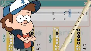 Gravity Falls Theme Recorder Tutorial