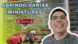 ABRINDO VARIAS MINIATURAS DO CARROS DISNEY - RELÂMPAGO MCQUEEN, MATER E MAIS