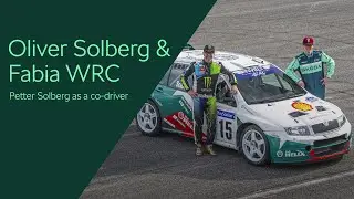 Oliver & Petter Solberg drive Škoda Fabia WRC