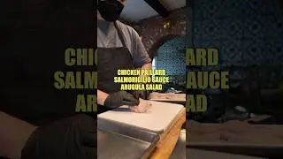 What I made as a personal chef in Beverly Hills. Chicken paillard. Salmoriglio sauce=