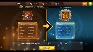 BOOMZ Mobile: +14 to +15 Enchant Weapon with 105 ES Only.