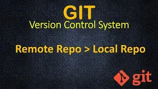Git - Pull from Remote Repository to Local Repository