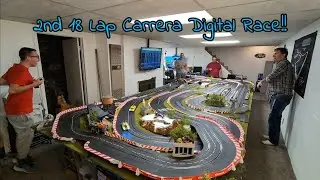2-е место в гонках на цифровых игровых автоматах Carrera GT в масштабе 1:24, 18 кругов!