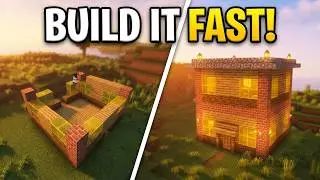 The COZY HOUSE fast build | minecraft