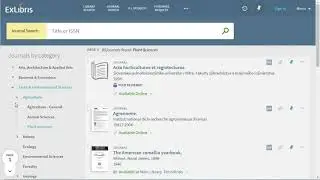 Browse Journals by Category