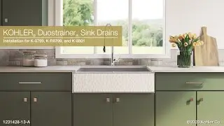 KOHLER&reg; Duostrainer&reg; Kitchen Sink Drains Installation | Step-by-Step Guide