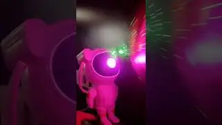 Astronaut Galaxy Projector Night Light 🪩🌌 #cutelittlegolu #astronaut #projector #shorts #nightlight