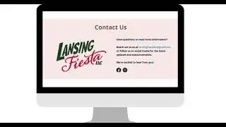 Creative Partner Website Design Project : Lansing Fiesta, Lansing Michigan