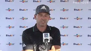 Sergio Garcia Thursday Flash Interview 2021 The CJ Cup at Summit