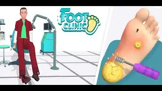 Foot Clinic ASMR Feet Care Game | Max New Level | Mobile Gameplay | Zavro Gameplay |