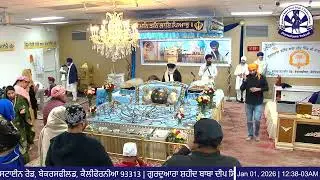 Live New Year Samagam (12/31/25) - Gurdwara Shaheed Baba Deep Singh Ji Khalsa Darbar