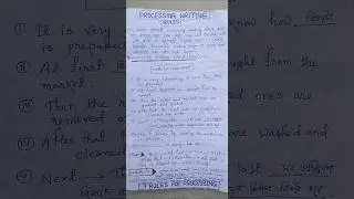 ✅💯💥PROCESSING WRITING RULES HOW TO WRITE A PROCESS WRITING #mp #writing #process #processingwriting