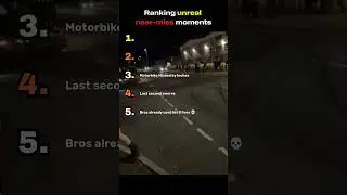 Ranking UNREAL near miss moments 💀😱 #ranking #nearmiss #closecall