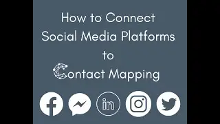 How to Connect Social Media to Contact Mapping