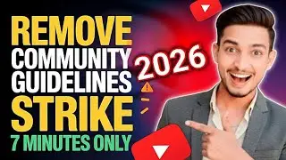 How to Remove Warning Strike on YouTube | Warning Strike Kaise Hataye 2026 | How to Remove Strike