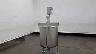 E305480 - Admix Rotosolver 112RS70SS High-Shear Mixer With G&F 80 Gallon Stainless Steel Tank