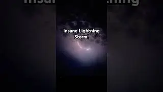 Huge lightning storm over the farm! I had to watch!