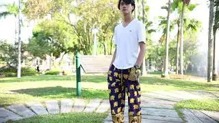 LOUNGE BOHO PANTS Mens Dark Blue Harem Pants