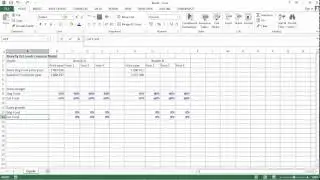 Building Input Sheet for Financial Model